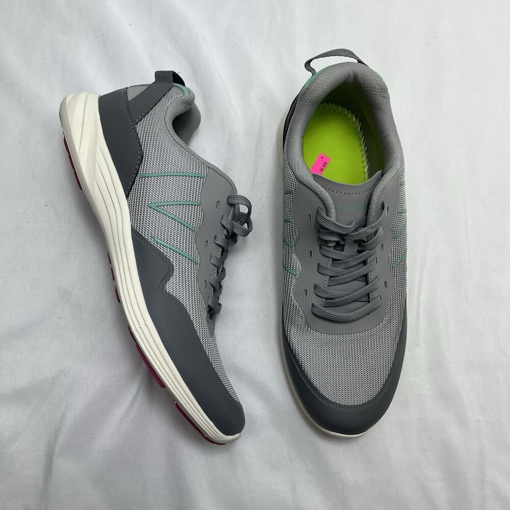 Vionic Audie Athletic lace up Sneakers Grey Size US 9.5, comfort, workout, gym